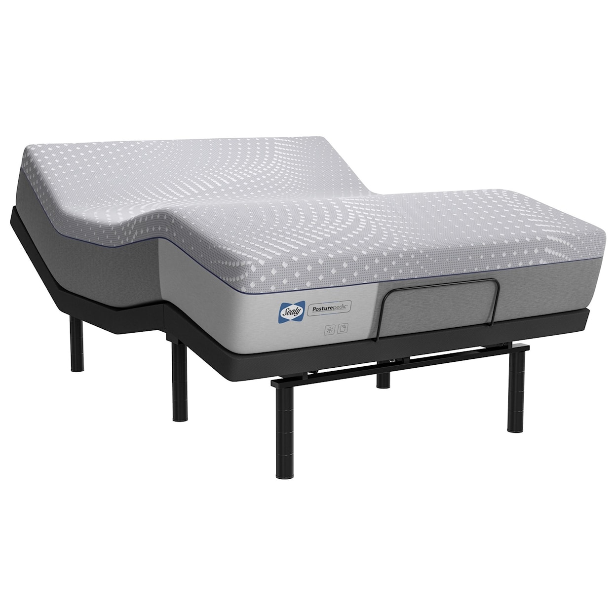 Sealy PPF5 Posturpedic Foam Firm King 13" Firm Gel Memory Foam Adj Set