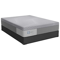 Twin Extra Long 13" Firm Gel Memory Foam Matttress and Low Profile Base 5" Height
