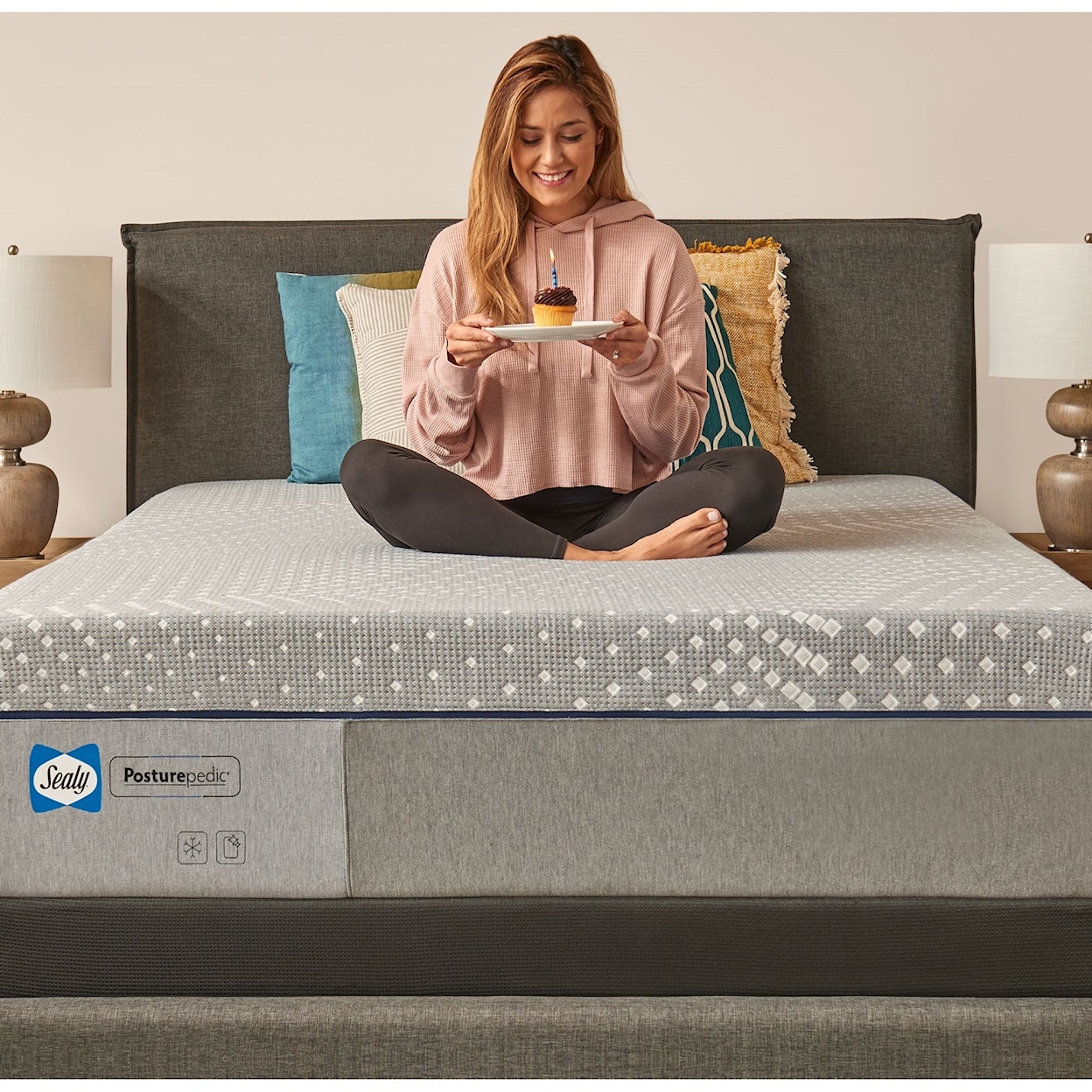 Sealy PPF5 Posturpedic Foam Firm Queen 13" Firm Gel Memory Foam LP Set