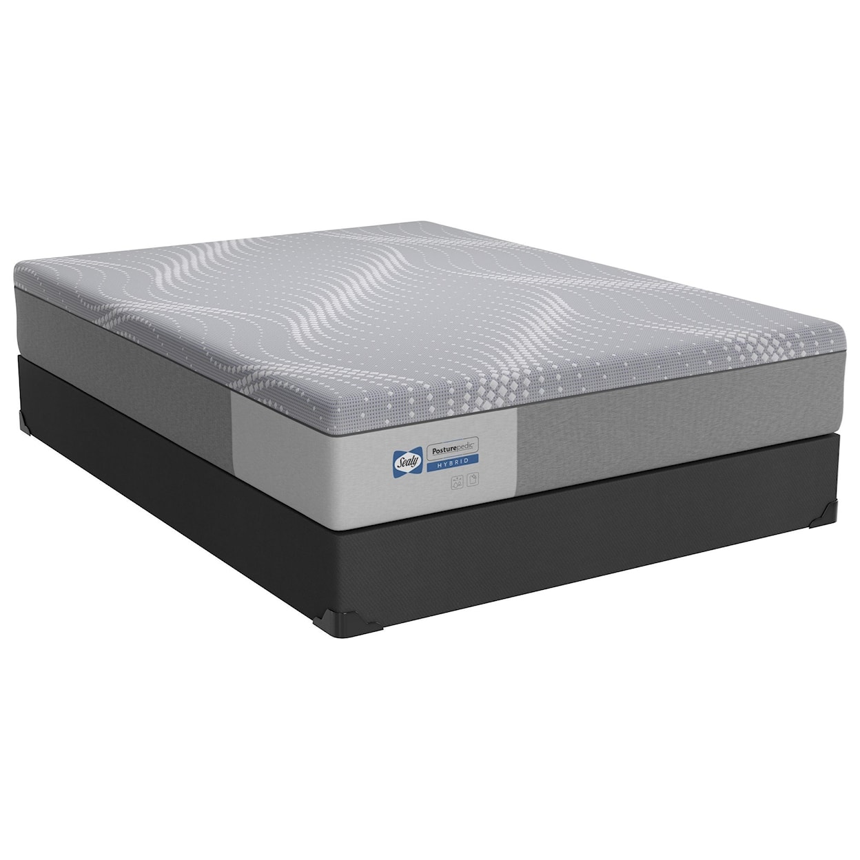 Sealy PPH3 Posturpedic Hybrid Medium Queen 12" Medium Hybrid Mattress Set