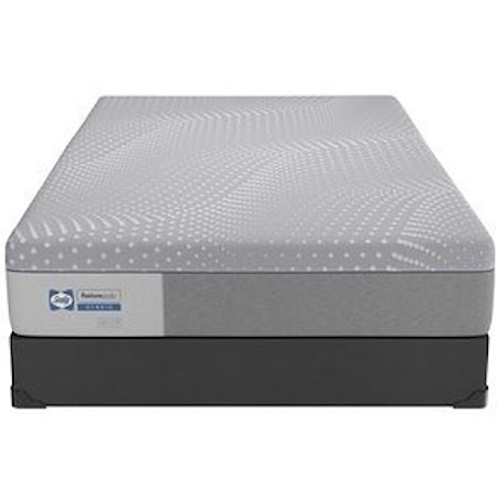 Twin Extra Long 13" Firm Hybrid Mattress and 5" Low Profile Foundation