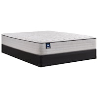 Cal King 12" Medium Tight Top Innerspring Mattress and 5" Low Profile Foundation
