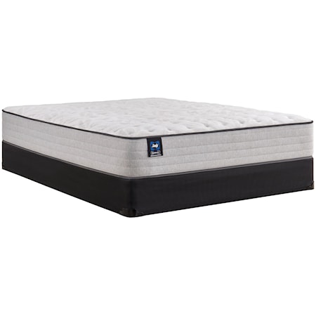 King 12" Medium Tight Top Innerspring Mattress and 5" Low Profile Foundation