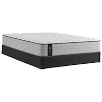 Cal King 12" Firm Tight Top Encased Coil Mattress and 9" Regular Height Foundation