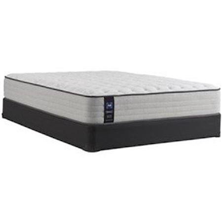 King 12" Firm Tight Top Encased Coil Mattress and 9" Regular Height Foundation