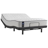 Cal King 12" Firm Tight Top Encased Coil Mattress and Ease 3.0 Adjustable Base