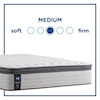 Sealy PPS3 Posturpedic Innerspring Med EPT Twin 14" Medium Euro Pillow Top Adj Set