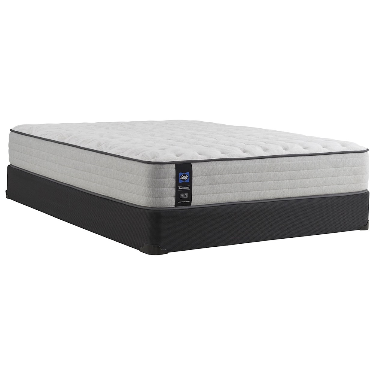 Sealy PPS3 Posturpedic Innerspring Med TT King 12" Medium TT Encased Coil Mattress Set