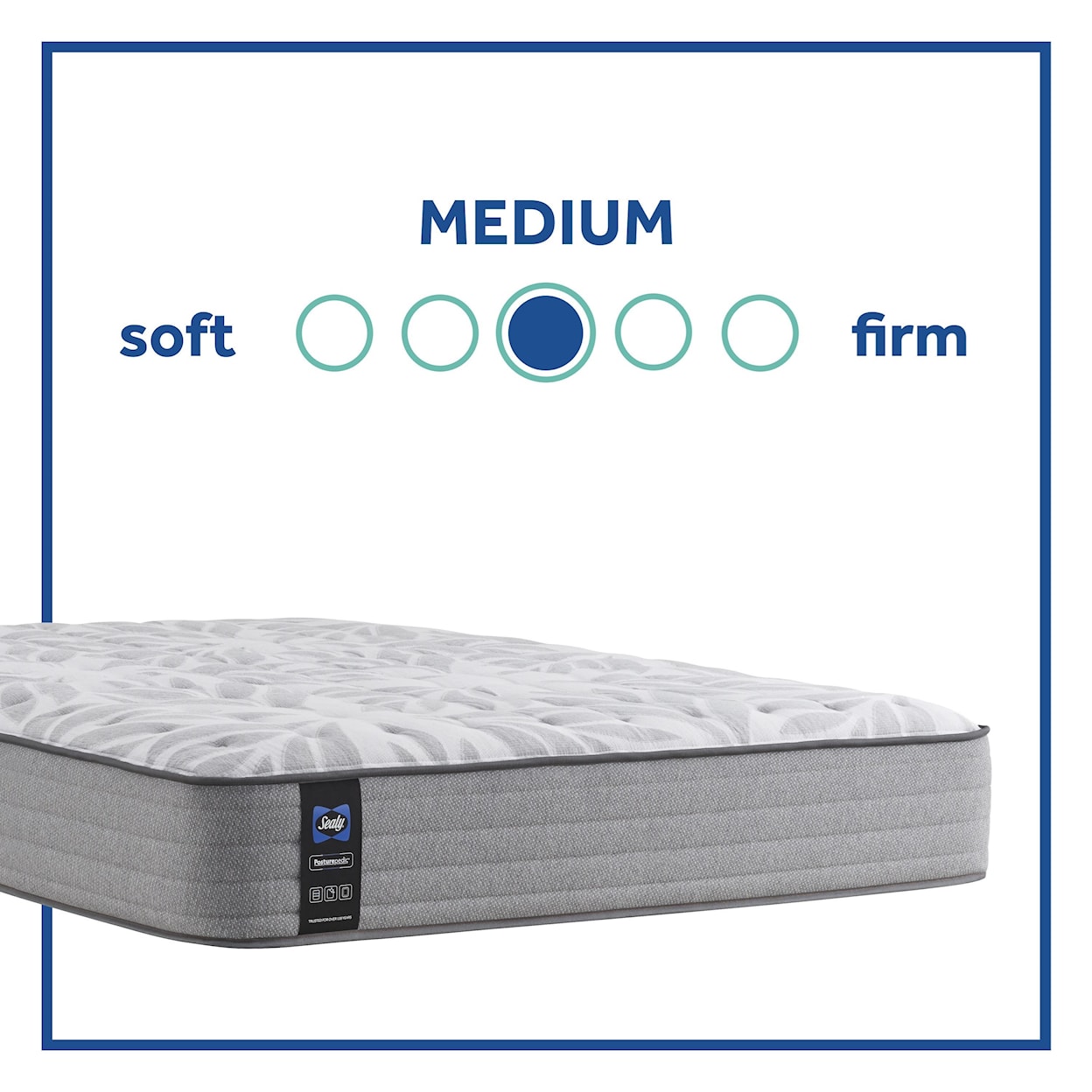 Sealy PPS4 Posturpedic Innerspring Med TT Twin XL 11 1/2" Medium Tight Top Mattress