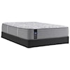 Sealy PPS5 Posturpedic Innerspring Firm FXET Cal King 14" Firm Faux Euro Top Mattress Set