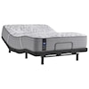 Sealy PPS5 Posturpedic Innerspring Firm FXET Twin XL 14" Firm Faux Euro Top Adj Set