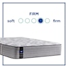 Sealy PPS5 Posturpedic Innerspring Firm FXET Twin XL 14" Firm Faux Euro Top Adj Set