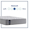 Sealy PPS5 Posturpedic Innerspring Med FXET Twin 14" Medium Faux Euro Top Adj Set