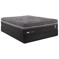Twin Ultra Plush Premium Hybrid Mattress and StableSupport Foundation