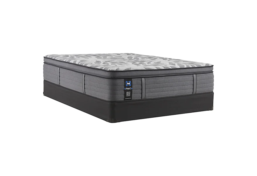 Satisfied II Plush King 14" Soft EPT Mattress Set by Sealy at Darvin Furniture
