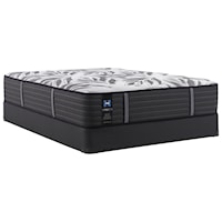 Twin 14" Firm Tight Top Individually Wrapped Coil Mattress and 5" Low Profile Foundation