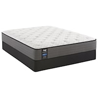Queen 12" Cushion Firm Innerspring Mattress and StableSupport™ Foundation