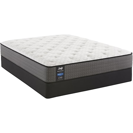 Queen 12" Plush Mattress and 5" Low Profile StableSupport™ Foundation