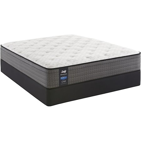 Full 13" Cushion Firm Faux Pillow Top Mattress and StableSupport™ Foundation