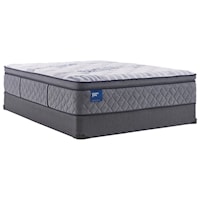 Cal King 15" Plush PT Individually Wrapped Coil Mattress and 9" High Profile Foundation