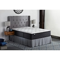 Queen 14 1/2" Firm Individually Wrapped Coil Mattress and Low Profile SupportFlex™ Foundation