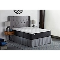 Queen 14 1/2" Plush Encased Coil Mattress and SupportFlex™ Foundation