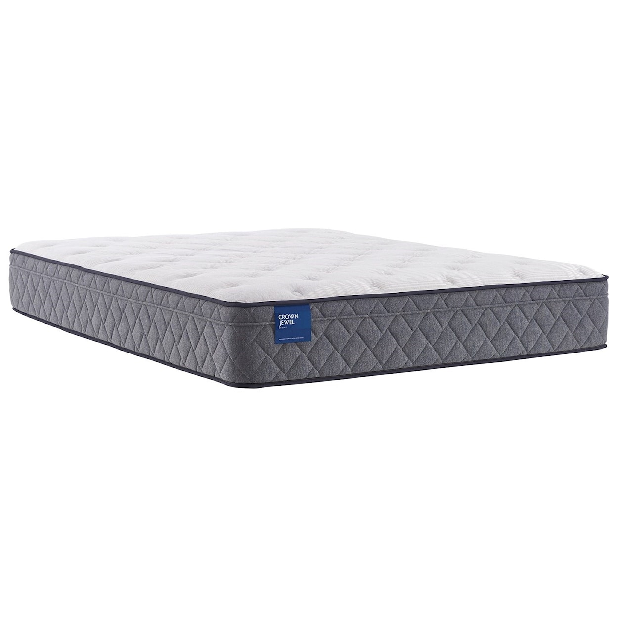 Sealy Scallop Pearl Plush Faux ET B2 Queen 12" Plush Faux Euro Top Mattress