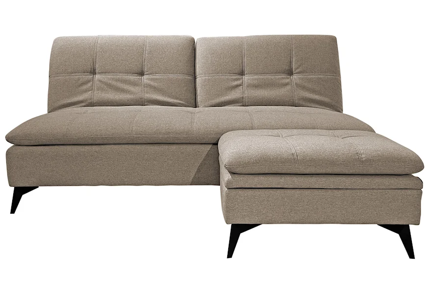 Sedona Sofa Convertible with Storage Ottoman by Sealy Sofa Convertibles at HomeWorld Furniture