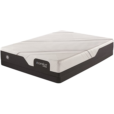 King 10" Plush Gel Memory Foam Limited Edition Mattress and 5" Low Profile Foundation