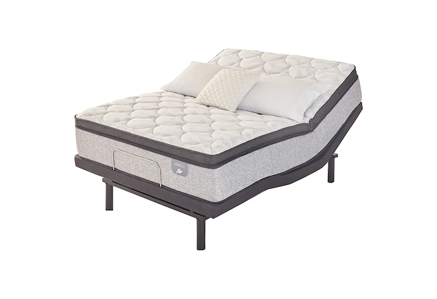 25th Anniversary Special Edition Firm PT King Firm Pillow Top Adj Set by Serta at Goffena Furniture & Mattress Center