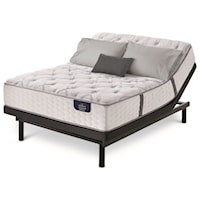 Full Luxury Firm Pocketed Coil Mattress and Motion Essentials III Adjustable Base
