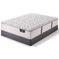 Twin Extra Long Luxury Firm Pocketed Coil Mattress and Low Profile Bellagio Boxspring