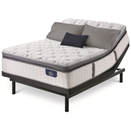 Queen Plush Super Pillow Top Adj Set