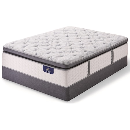 Cal King Super Pillow Top Firm Mattress Set