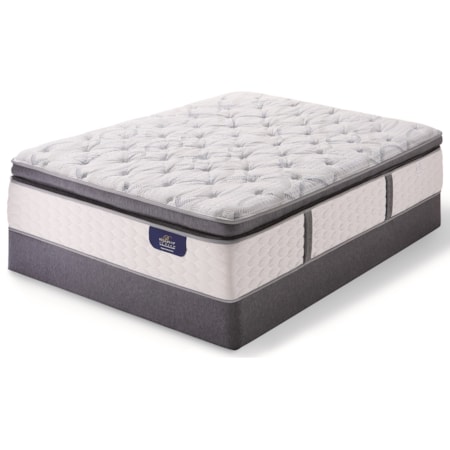 Queen Super Pillow Top Firm Mattress Set