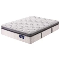 Twin Extra Long Plush Super Pillow Top Mattress and MP III Adjustable Foundation