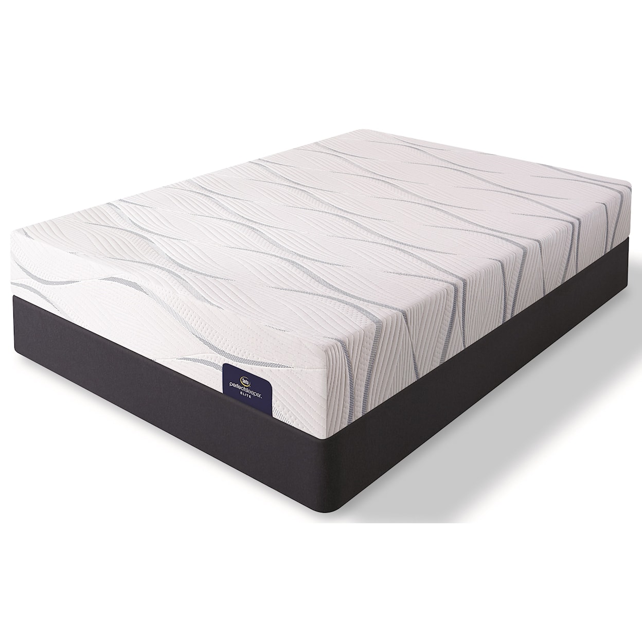 Serta Belspring Firm Full Firm Gel Memory Foam Mattress Set