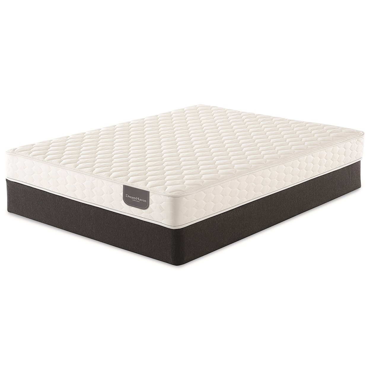 Serta Cabot Cliffs Firm Queen Foam Low Profile Set