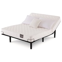 Twin Extra Long Firm Foam Mattress and Motion Perfect IV Adjustable Base