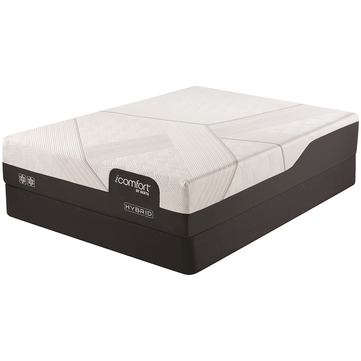 Serta CF2000 Hybrid Firm Queen 12 1/2" Firm Hybrid Mattress Set