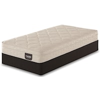 Twin Extra Long Plush Euro Top Innerspring Mattress and 9" Standard Foundation