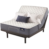 Queen 12" Firm Encased Coil Mattress and Motion Essentials IV Adjustable Base