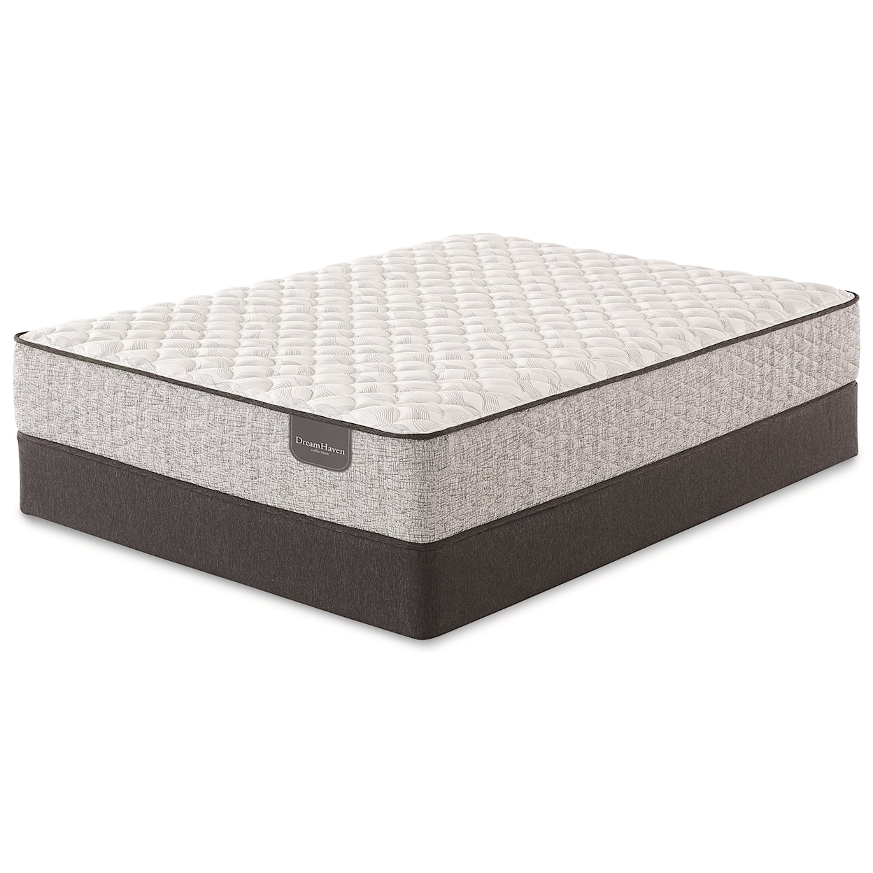 Serta Crystal Downs Firm King Pocketed Coil Mattress Set