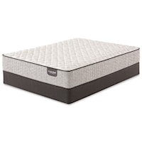 Cal King Firm Pocketed Coil Mattress and 9" Standard Foundation