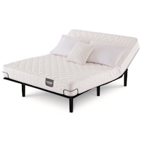 Twin Extra Long Firm Foam Mattress and Essentials IV Adjustable Base