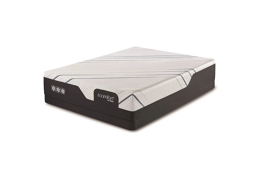 iComfort CF3000 Med Twin XL 12" Medium Firm Memory Foam LP Set by Serta at Baer's Furniture
