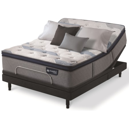 Full Plush Pillow Top Hybrid Adj Set
