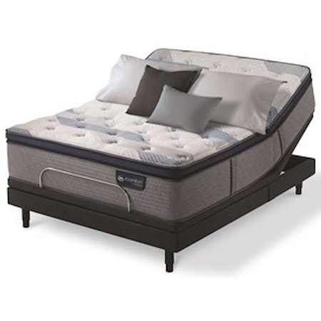 King Plush Pillow Top Hybrid Adj Set
