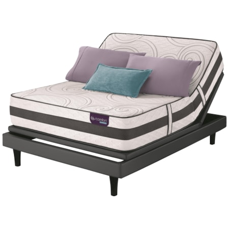 Queen Firm Hybrid Mattress Set, Adj