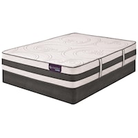 King Firm Hybrid Mattress and Low Profile StabL-Base Foundation